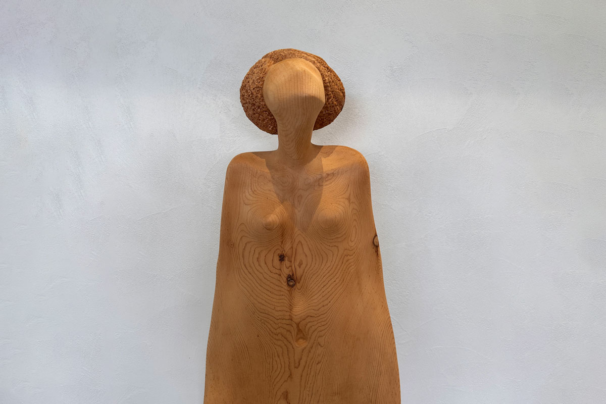 Terra d’Arte: Beppino Lorenzet torna nella sala accoglienza Col Vetoraz Scultura di Beppino Lorenzet