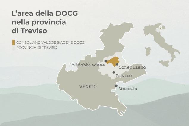 Terreni del Conegliano Valdobbiadene Prosecco Superiore DOCG