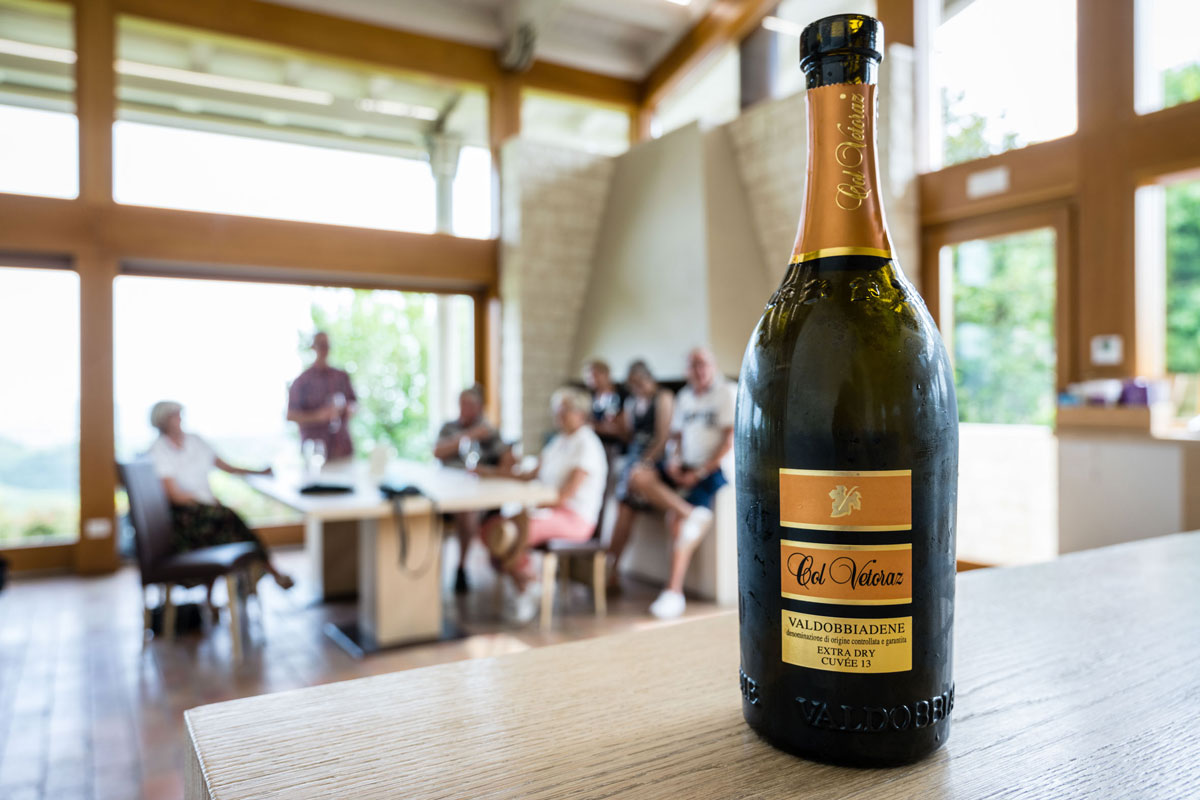Vino con bollicine Valdobbiadene DOCG Col Vetoraz