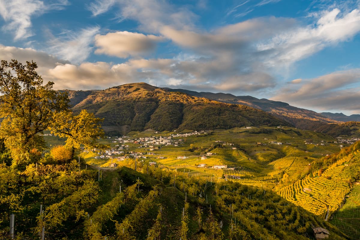 San Pietro di Barbozza, nel cuore delle colline di Valdobbiadene