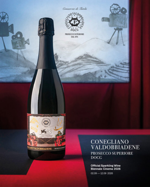 Col Vetoraz alla Mostra Internazionale d’Arte Cinematografica di Venezia Conegliano Valdobbiadene Prosecco Superiore DOCG è Official Sparkling Wine