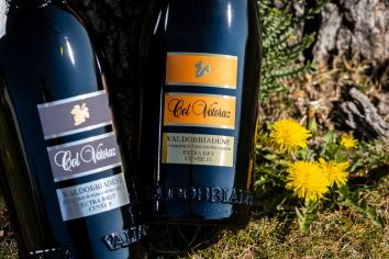 Bottiglie di Valdobbiadene DOCG nel territorio di origine